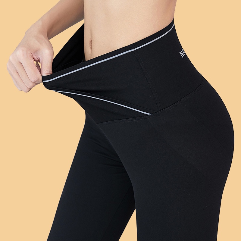 Quần Legging Nữ UNDERCOOL Cạp Chéo Gen Bụng Cotton