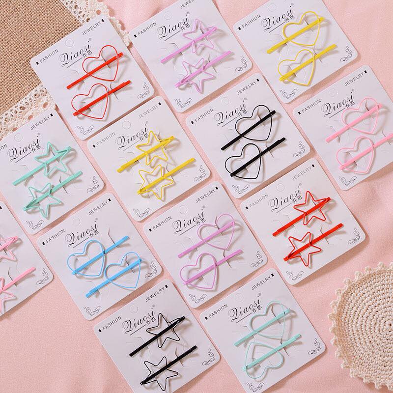 SET 2C KẸP TÓC NỮ KẸP TÓC MÁI XƯỚC NỮ HÀN QUỐC
