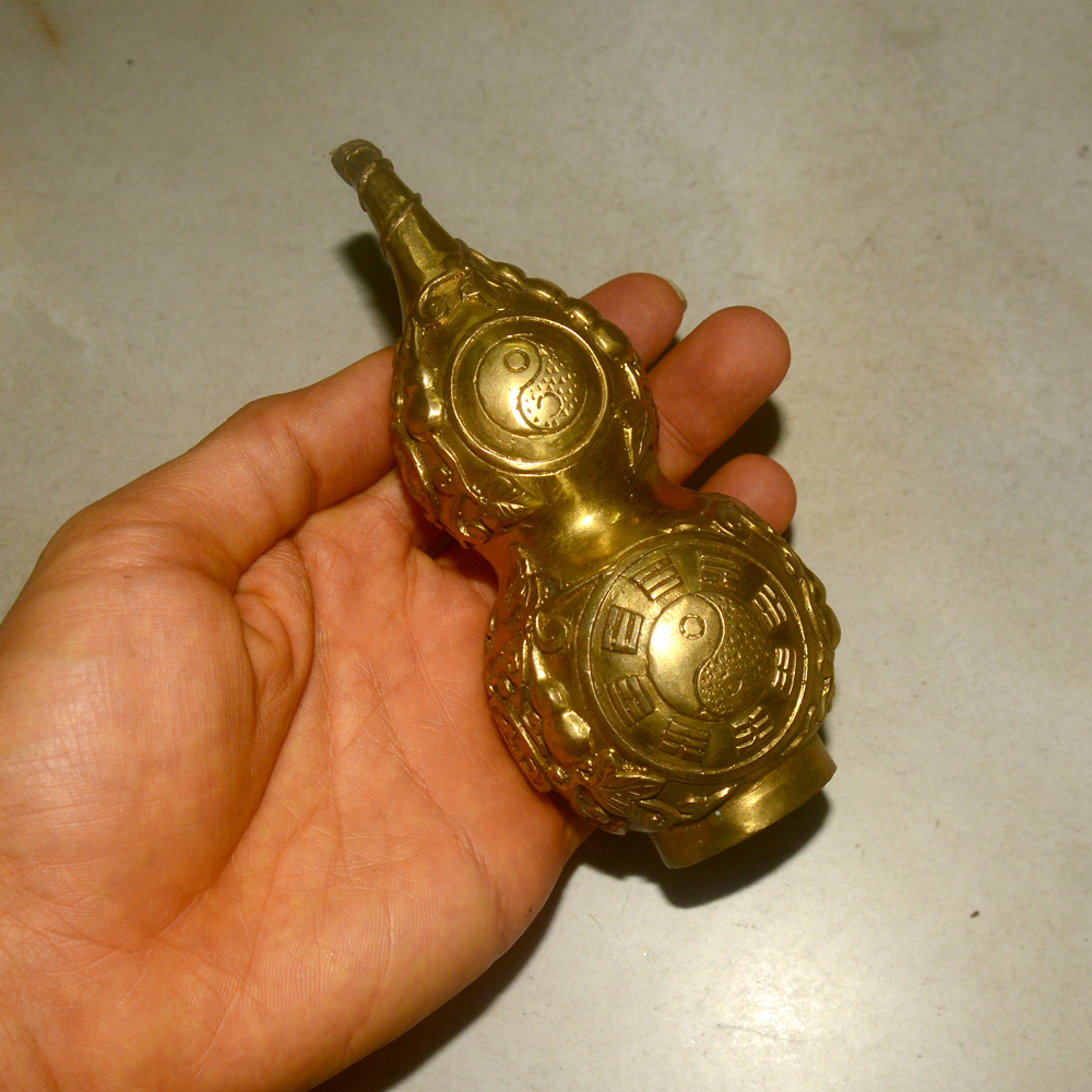 [HCM]Hồ lô bát quái phong thủy  bằng đồng nhiều cỡ