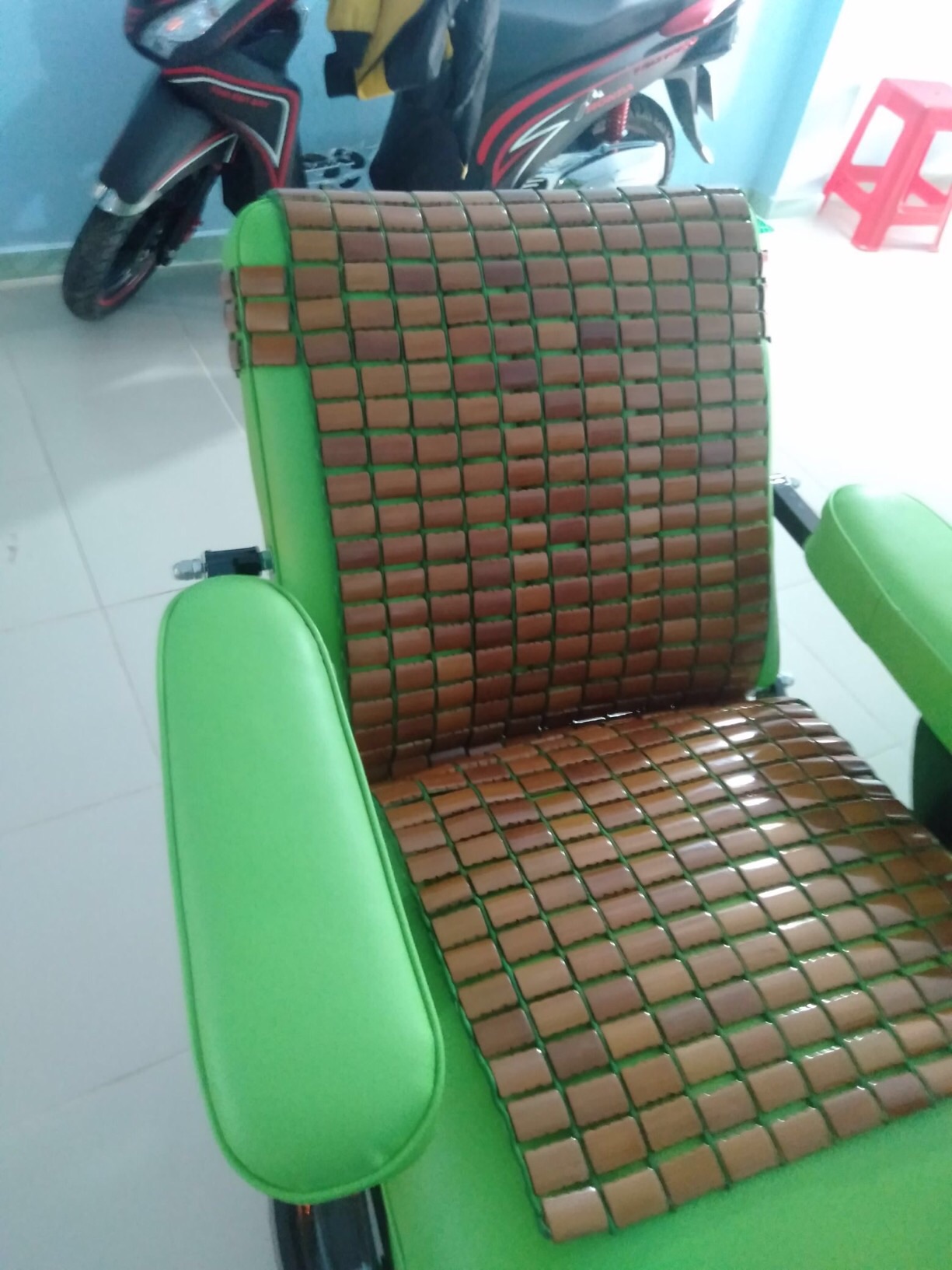 [HCM]Chiếu trúc lót ghế cắt tóc ghế No.1 ( ko bao gồm lót tay ghế)