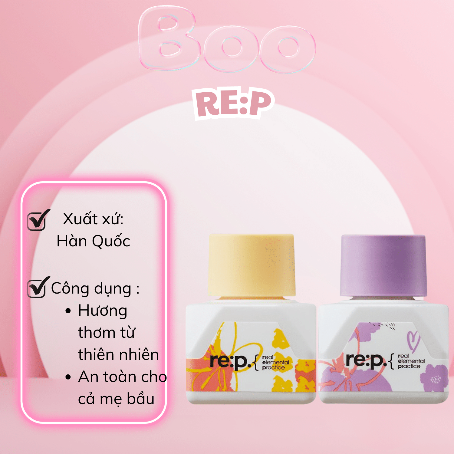 Nước Hoa Vùng Kín RE:P NATURAL HERB INNERBALANCE 5ml