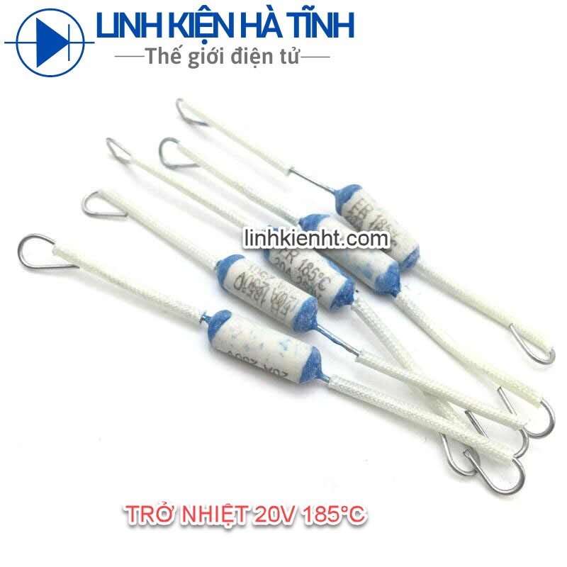 10 cái Cầu chì nhiệt 185 độ 20A 250v cầu chì nhiệt nồi cơm nồi lẩu