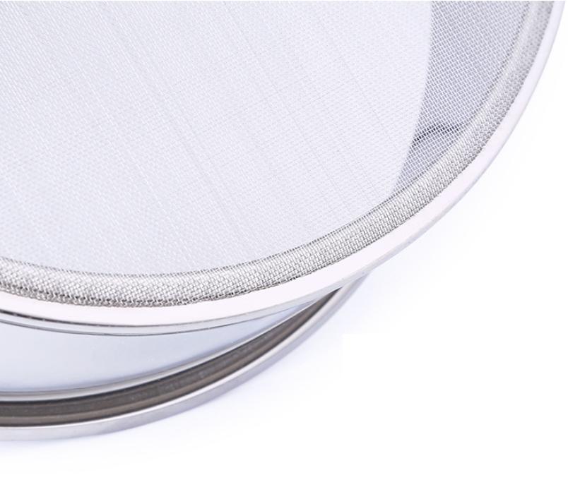 Rây lược bột inox 304  - 15x4.5cm 49g ( Lưới inox 304 ) ( Thành inox 430 )