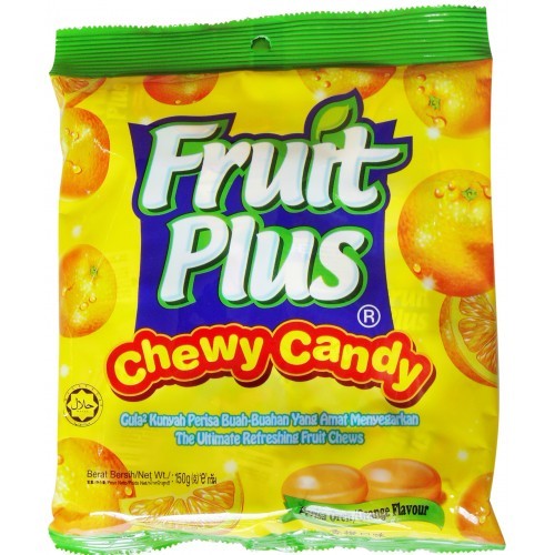 Kẹo Mềm Fruit Plus Hương Cam Chewy Candy