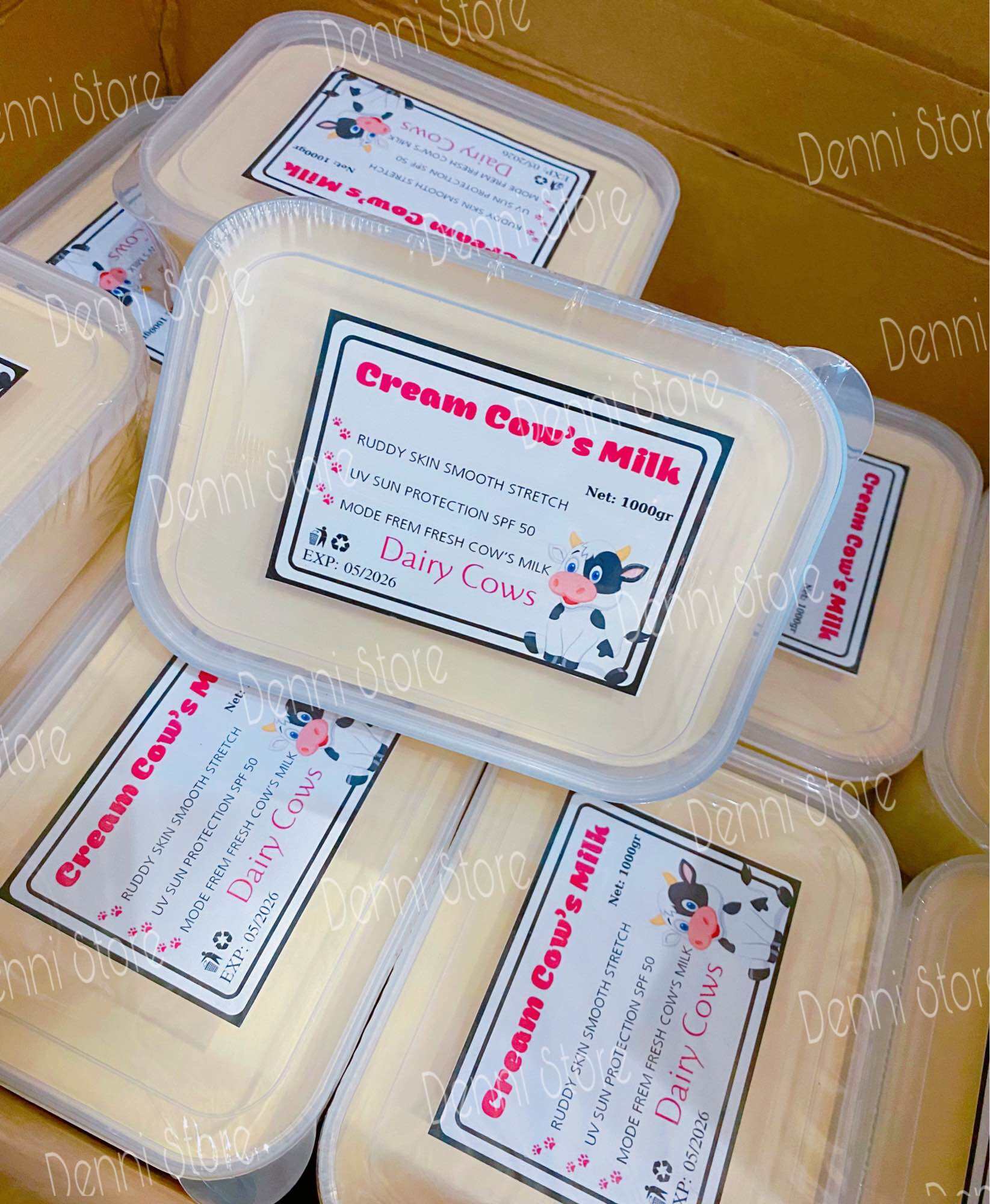 Khuông 1kg kem body cốt thái sữa milky loại mạnh - cốt sữa