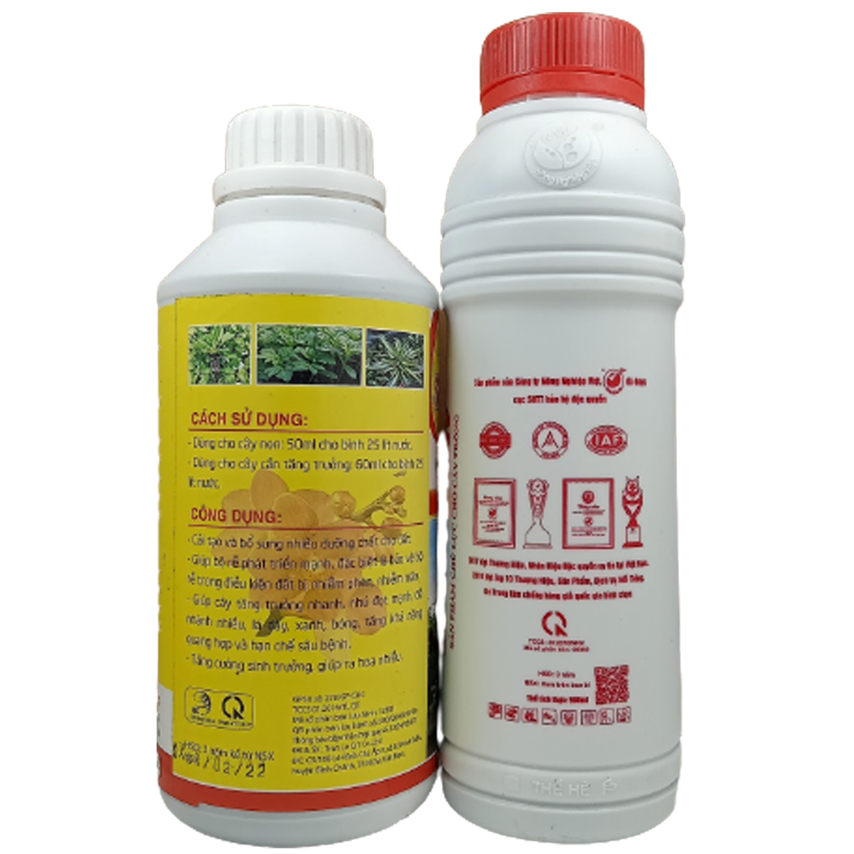 Siêu bung đọt biomax - dưỡng rễ mai vàng max root (combo 2 chai 500ml)
