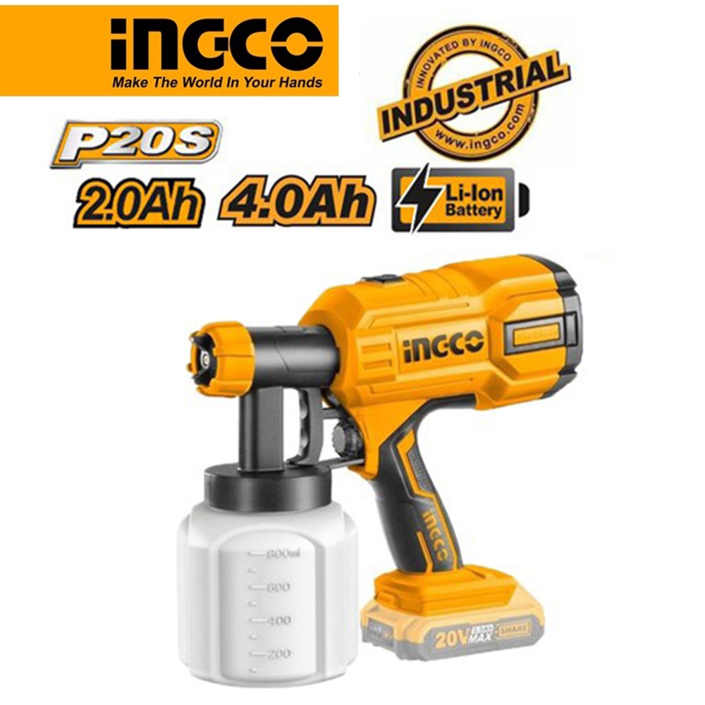 P20S Máy phun sơn dùng pin 20V INGCO CSGLI2001 ( không kèm pin và sạc )