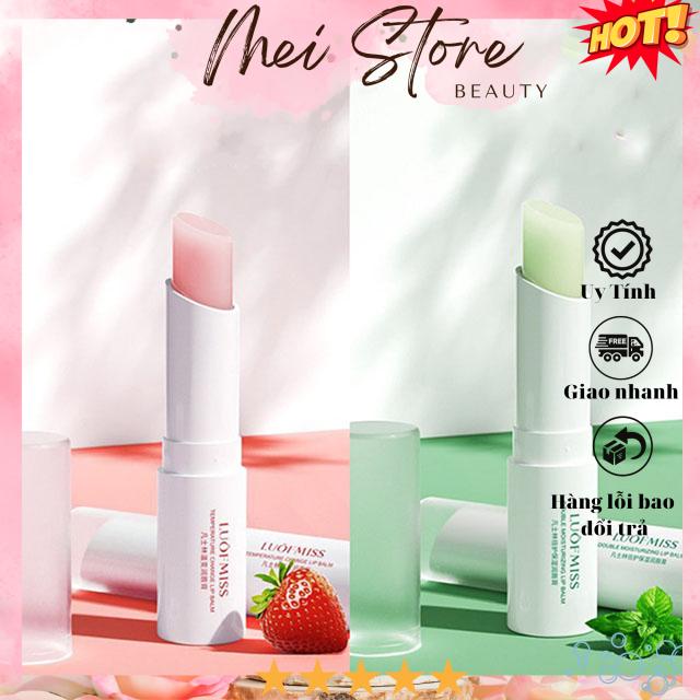 [GIẢM 5% ĐƠN 129K][HCM]Son Dưỡng Môi LUÔFMISS Dâu Và Bạc Hà