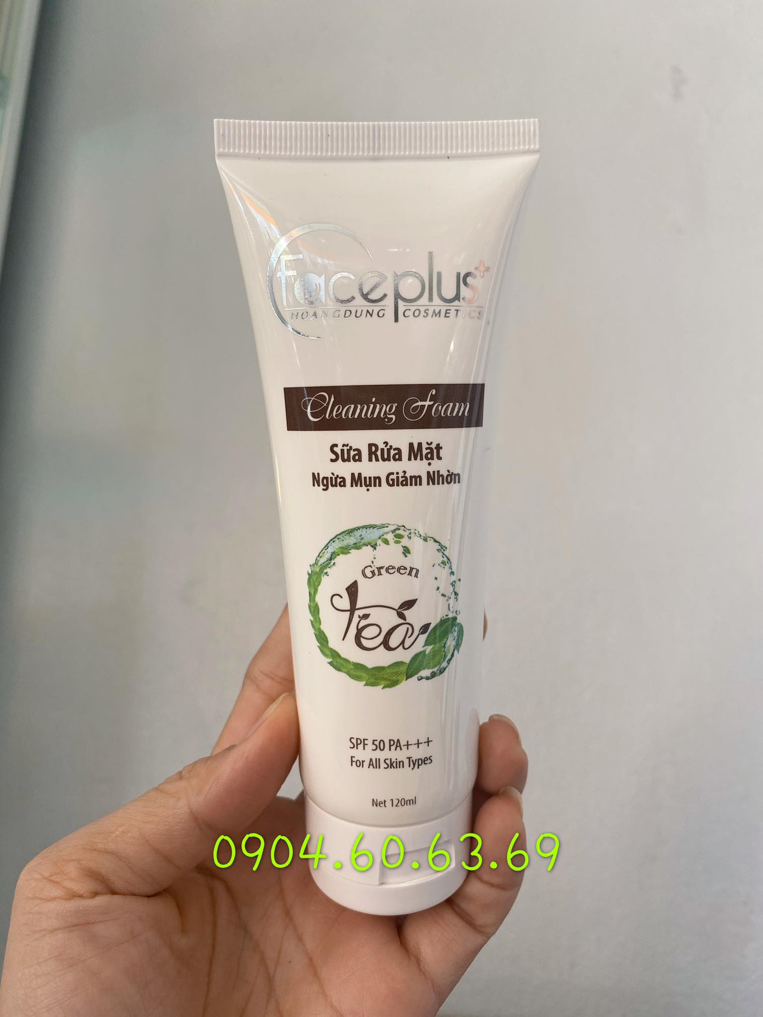 Sữa Rửa Mặt Trà Xanh Faceplus 120ml