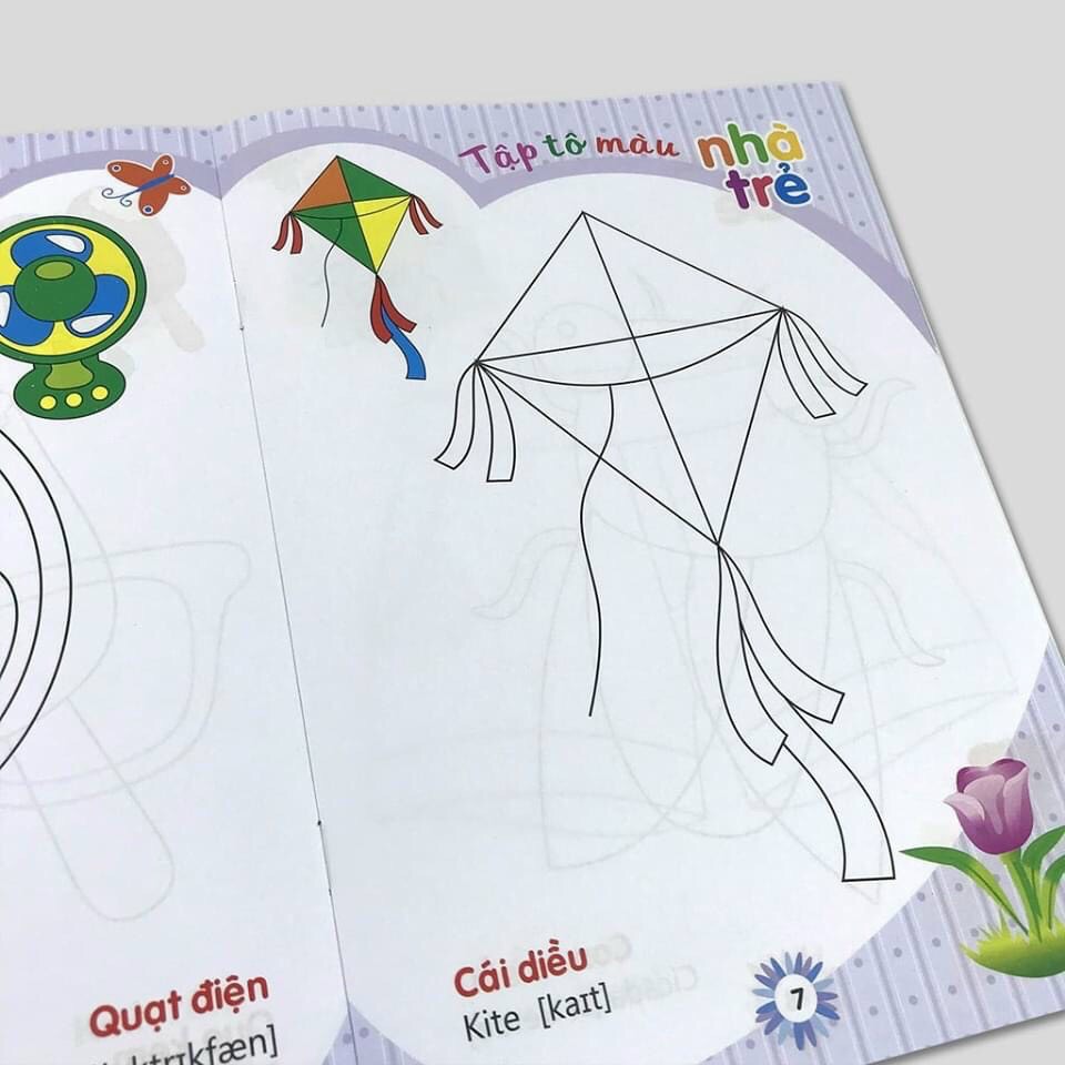 [SIÊU RẺ] SÁCH TẬP TÔ MÀU 8 CUỐN CHO BÉ