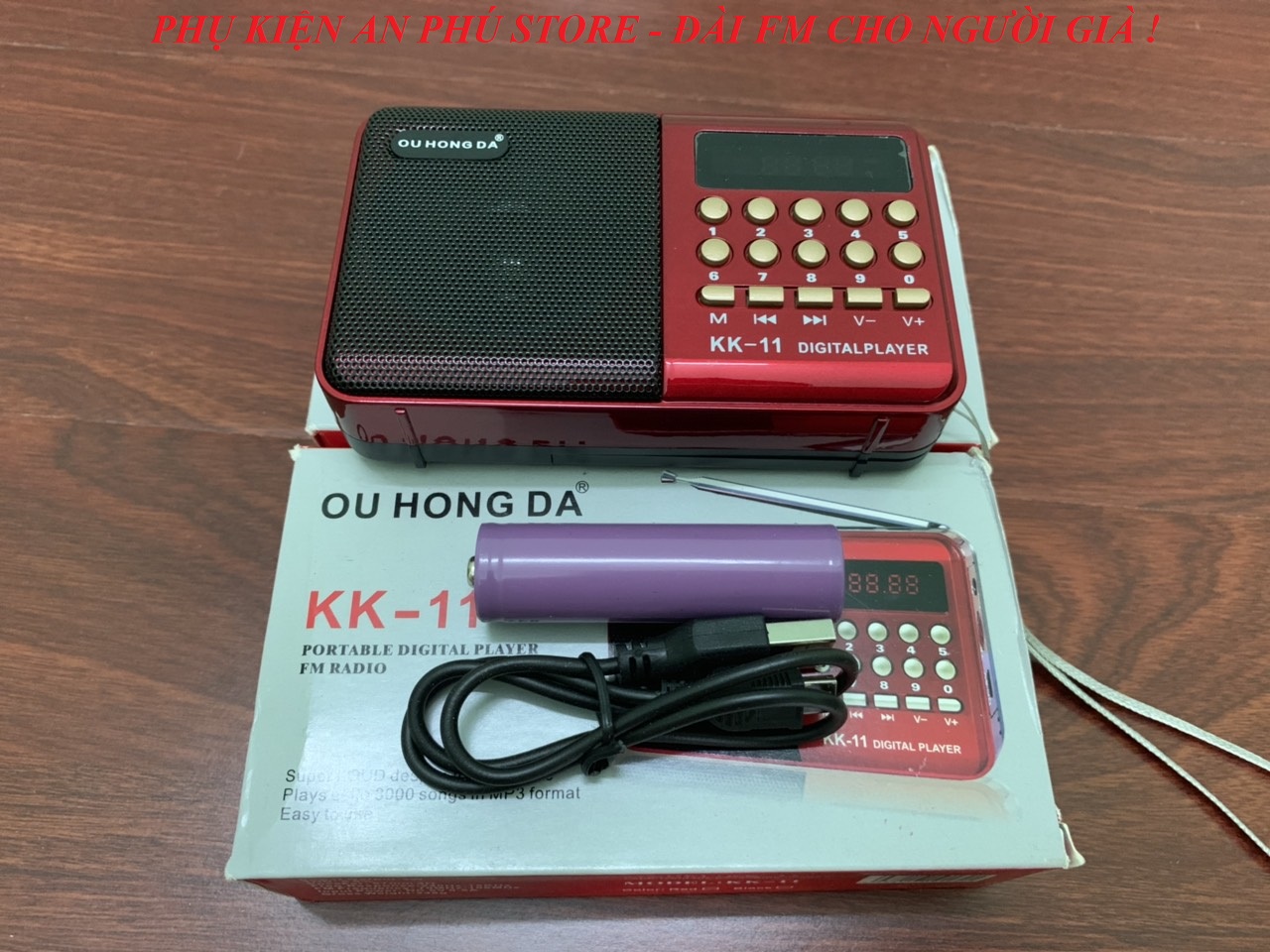Đài radio fm cho người già, đài nghe nhạc qua usb-đài radio fm nghe nhạc qua usb và thẻ nhớ, nghe kinh phật adpkk11 âm thanh to ,nghe rõ, sóng khỏe