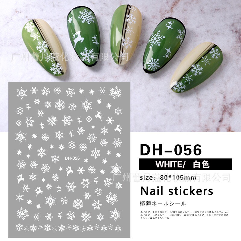 STICKER DÁN MÓNG HÌNH BÔNG TUYẾT