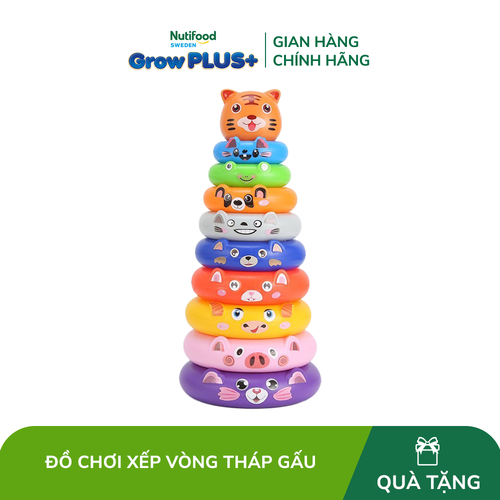 [Gift] Đồ chơi xếp vòng tháp gấu