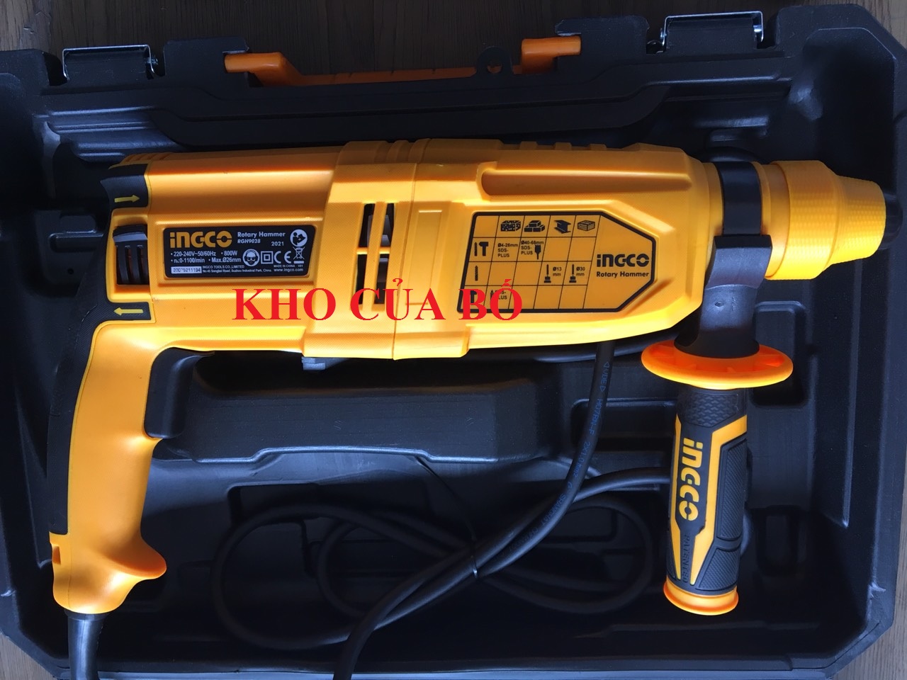 Máy khoan đục 3 chức 800W INGCO RGH9028