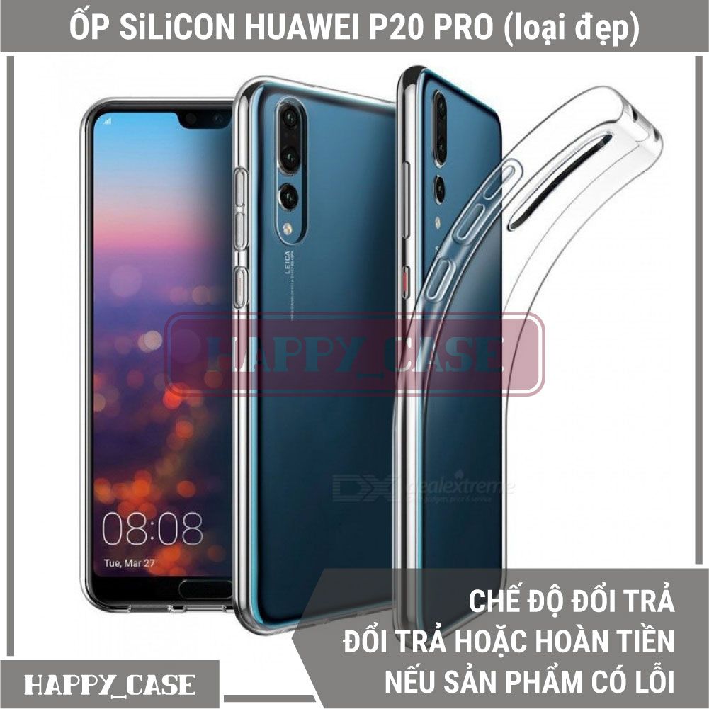 Ốp Lưng Điện Thoại Huawei P20 Pro (Loại Đẹp) Thin Transparent Silicon