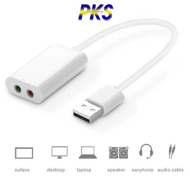 Cáp Chuyển Đổi USB 2.0 Sang Audio 3.5mm Ugreen 30143