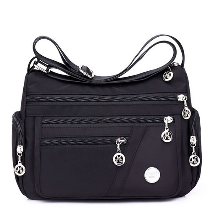Túi đeo chéo nữ vải dù chống thấm nước size 28cm