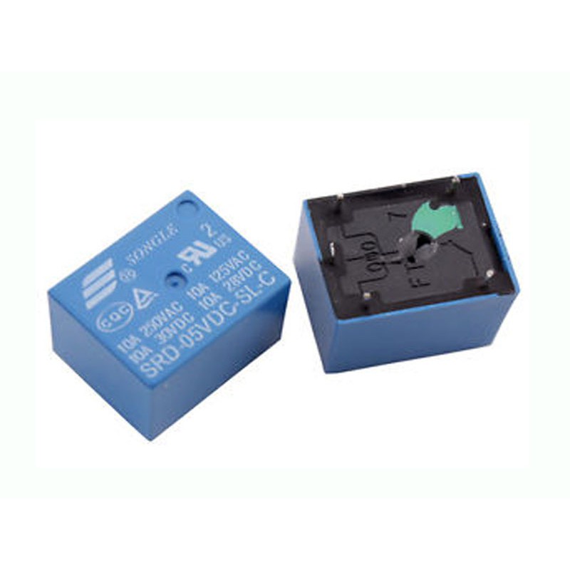 [Loại tốt - thường] Relay, rơ le 5 chân 5v, 12v, 24v 10A.