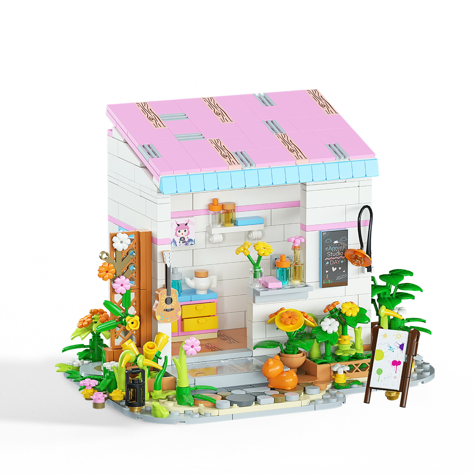 MÔ HÌNH LẮP RÁP NHÀTHỊ TRẤN CỔ TÍCH ( FAIRY TALE TOWN)