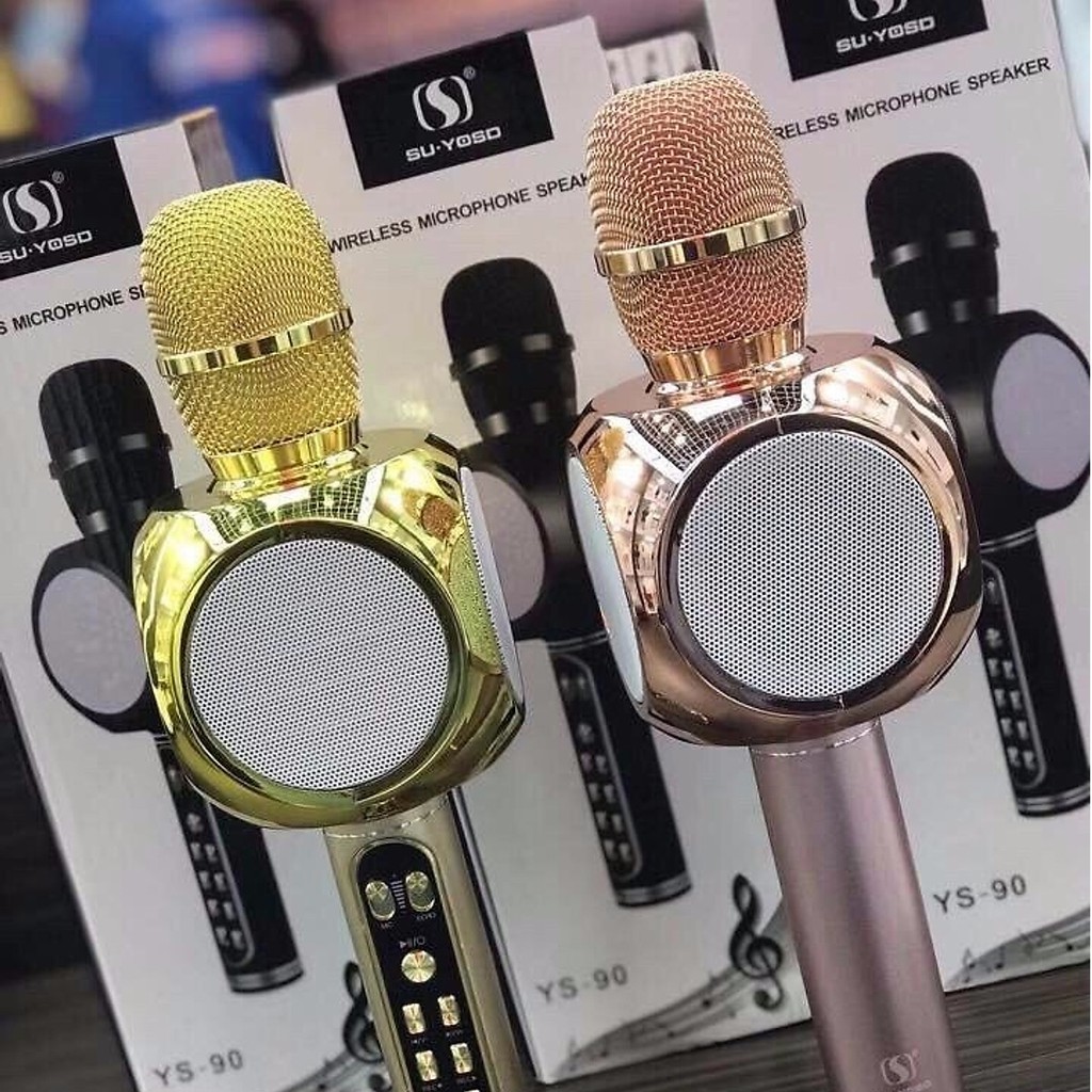 [HCM]Nơi bán micro Bluetooth  Micro Bluetooth Mic Hát Không Dây Mic YS 90 Cao Cấp Micro YS-90 Mic Karaoke Bluetooth Tích Hợp Live Stream Mic Karaoke Bluetooth Cao Cấp YS-90 Tích Hợp Loa Bass Không Dây