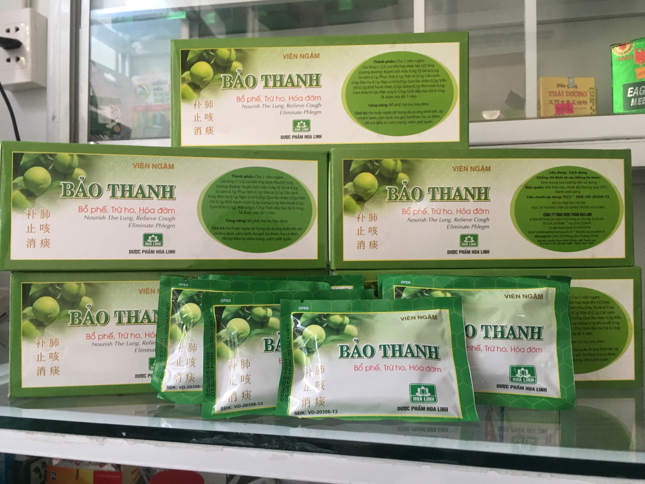 Kẹo ngậm Bảo Thanh( gói 5 viên)