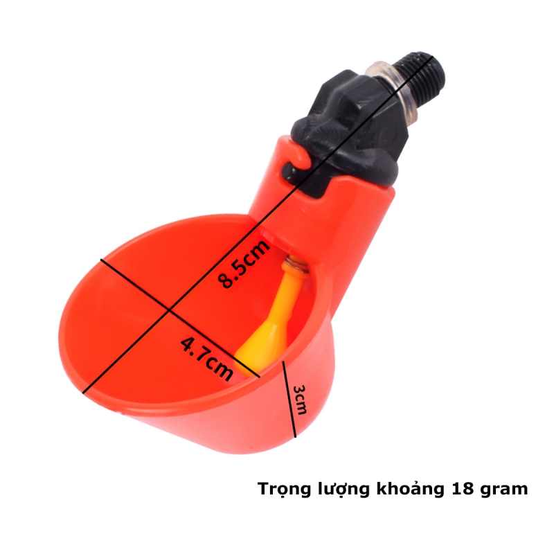 Máng Uống Tự Động Cho Gà-Vịt-Ngan Dạng Cốc-HASUE