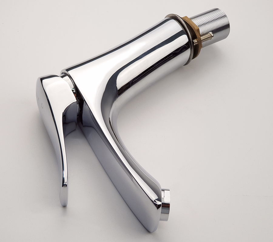 (Có Video) Vòi lavabo nóng lạnh Đồng mạ Chrome Eurolife EL-ROS 02 (Trắng bạc)