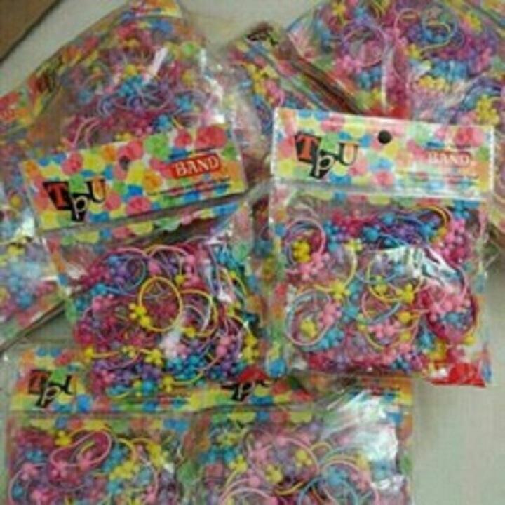 [set 50] DÂY CHUN  DÂY THUN BUỘC TÓC ĐÁNG YÊU CHO BÉ