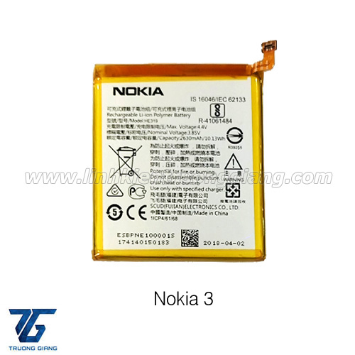 PIN NOKIA HE319 / NOKIA 3 / TA-1032