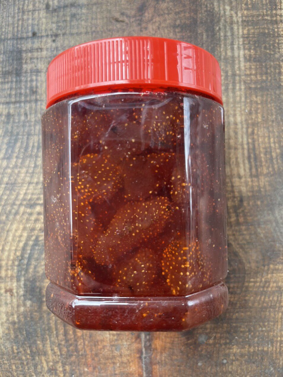 Mứt dâu tây đà Lạt - hàng nguyên trái hủ 1kg
