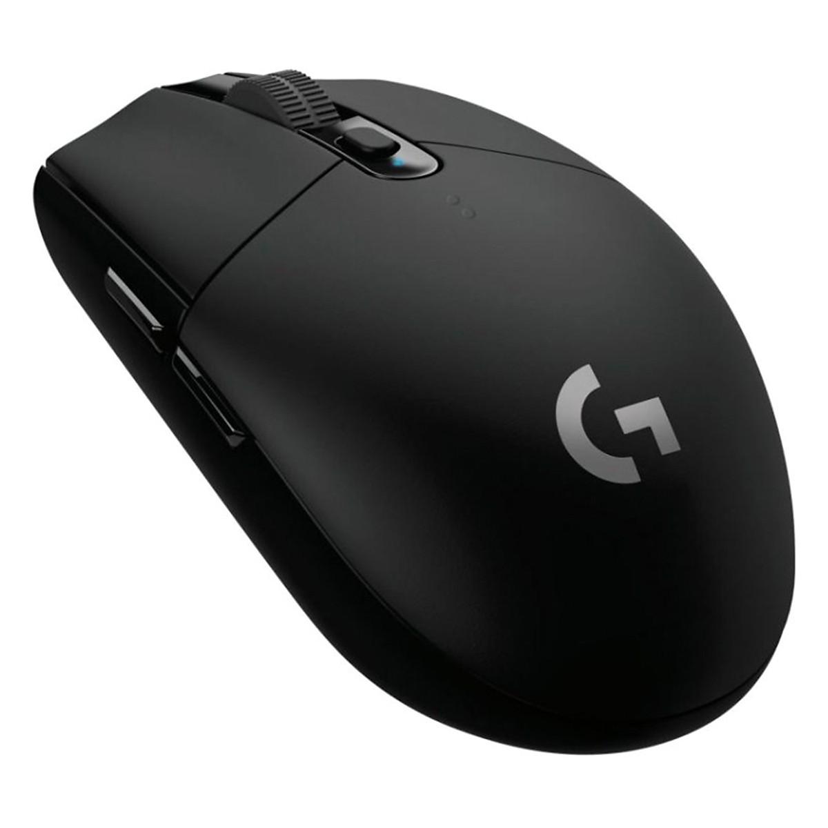Chuột game không dây Lightspeed Logitech G304 - Cảm biến Hero, 12k DPI, nhẹ, 6 nút lập trình, on-board memory, pin 250h - Hàng Chính Hãng