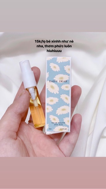 Lọ nước hoa thử mini 3ml kèm vòi xịt ( phát ngẫu nhiên )