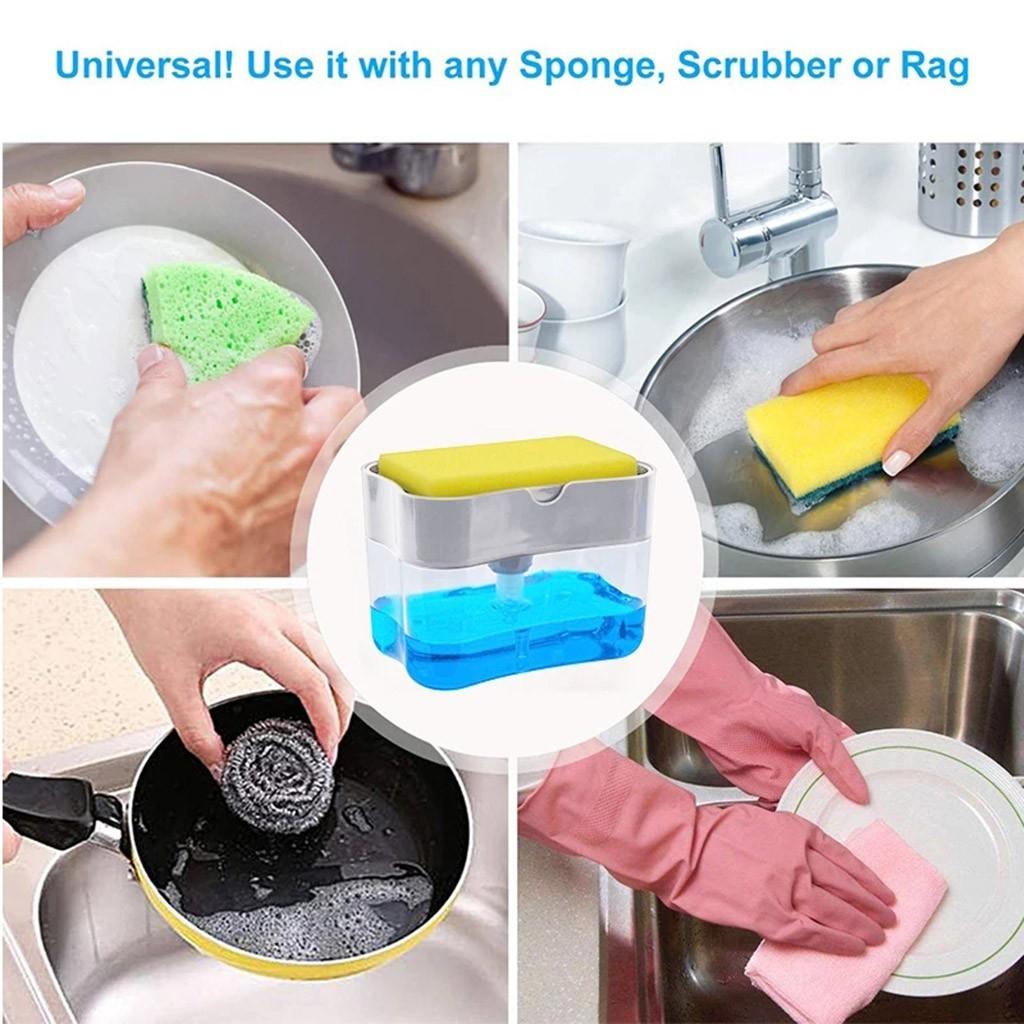 [HCM](LOẠI TỐT) HỘP ĐỰNG XÀ PHÒNG - NƯỚC RỬA CHÉN THÔNG MINH - DỤNG CỤ ĐỰNG XÀ PHÒNG - MÚT RỬA CHÉN THÔNG MINH ( TẶNG MIẾNG CHÙI )