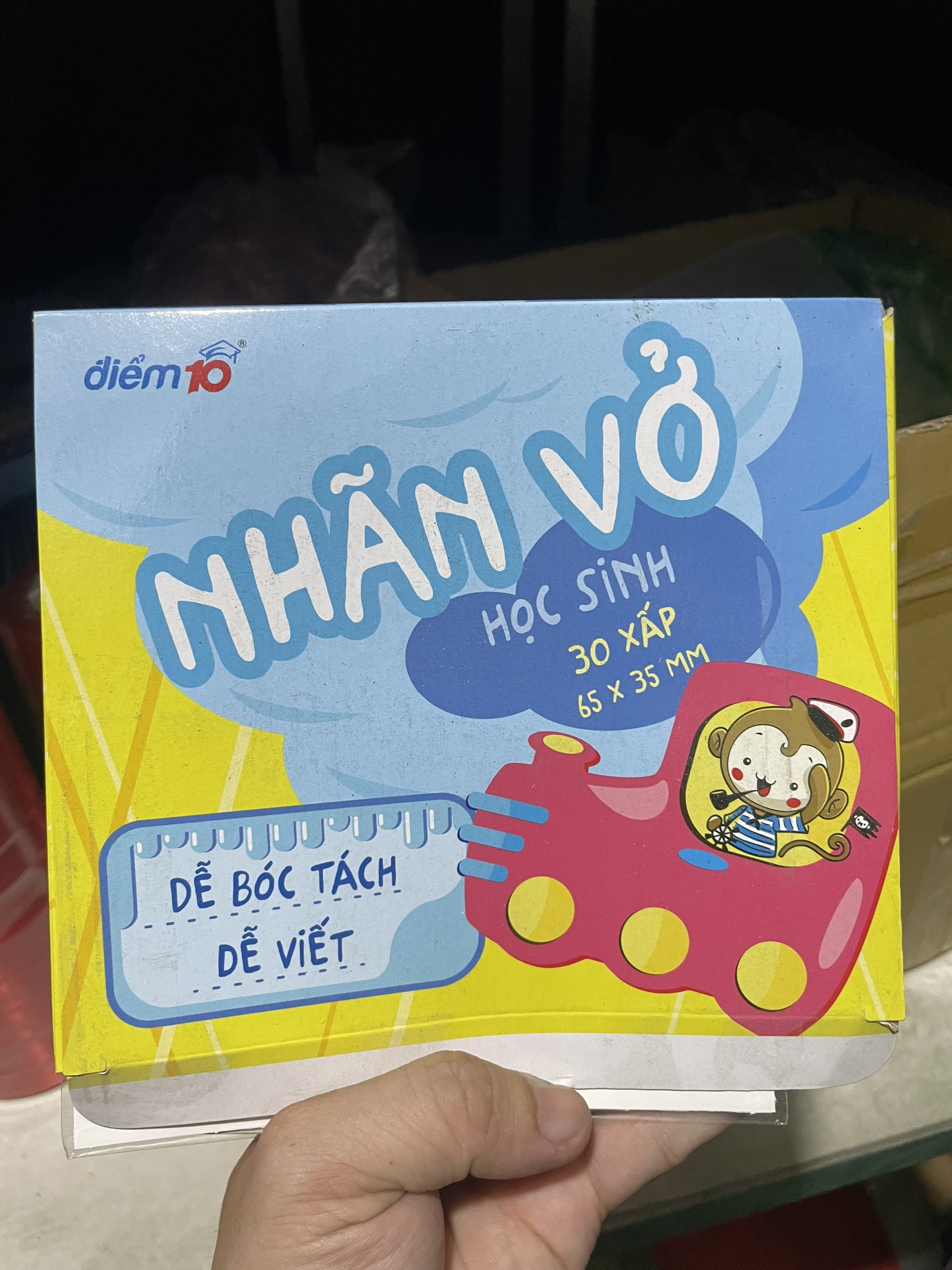 (Xấp 40 Cái) Nhãn vở Điểm 10 Thiên Long TP-NBL03