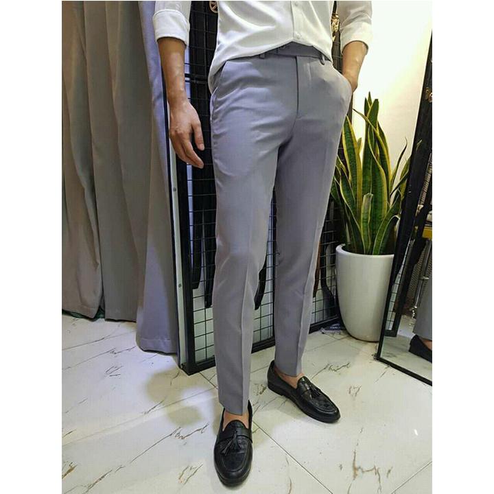 combo 2 quần âu nam đen + xanh than