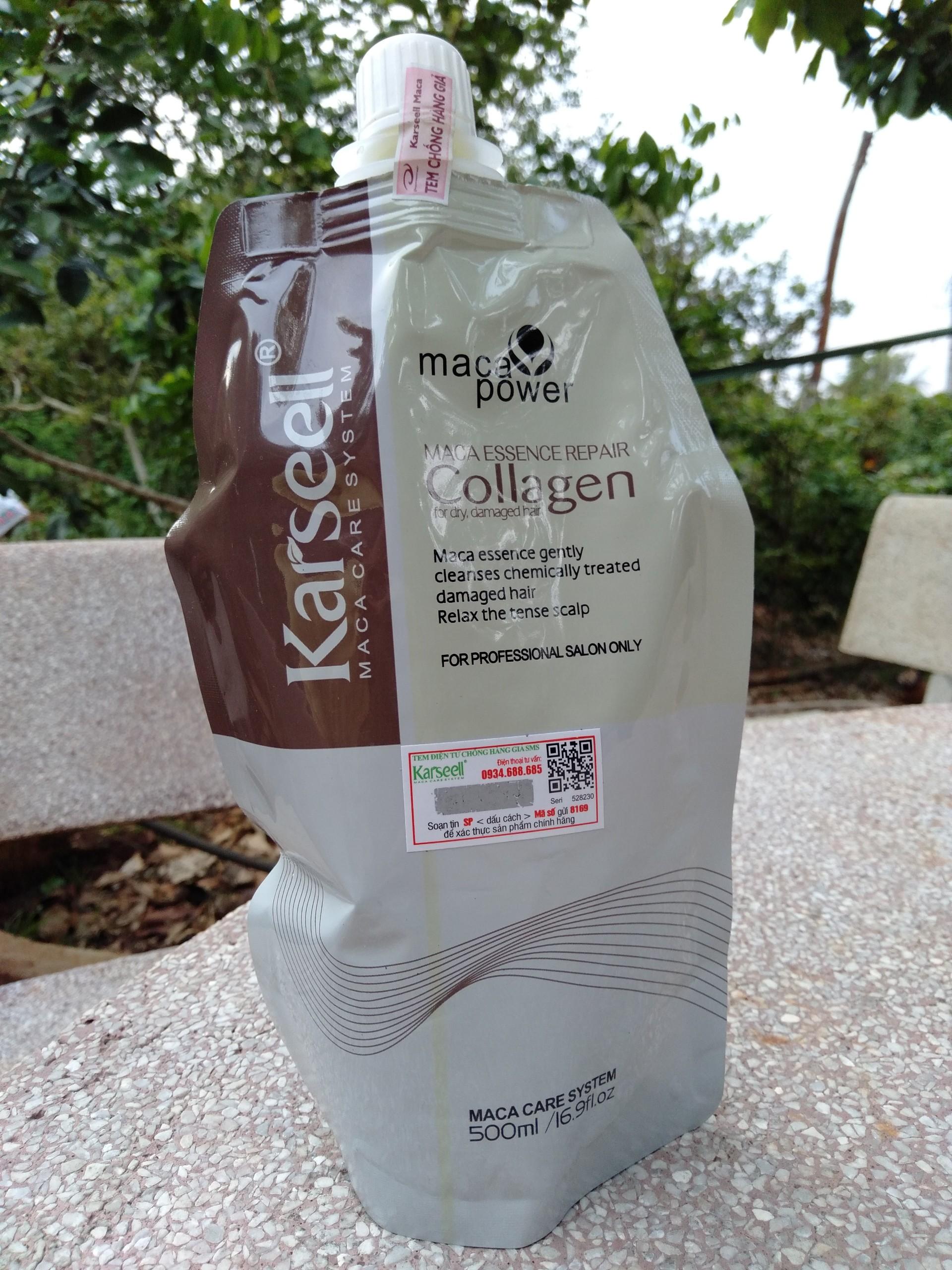 KEM Ủ TÓC HẤP DẦU COLLAGEN - Ủ PHỤC HỒI TÓC KARSEELL 500ml