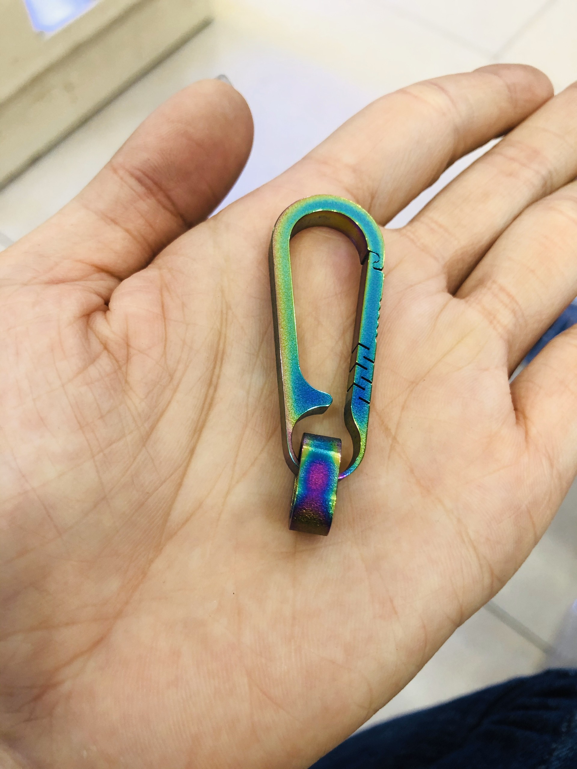 [HCM]Carabiner EDC Titanium 45mm