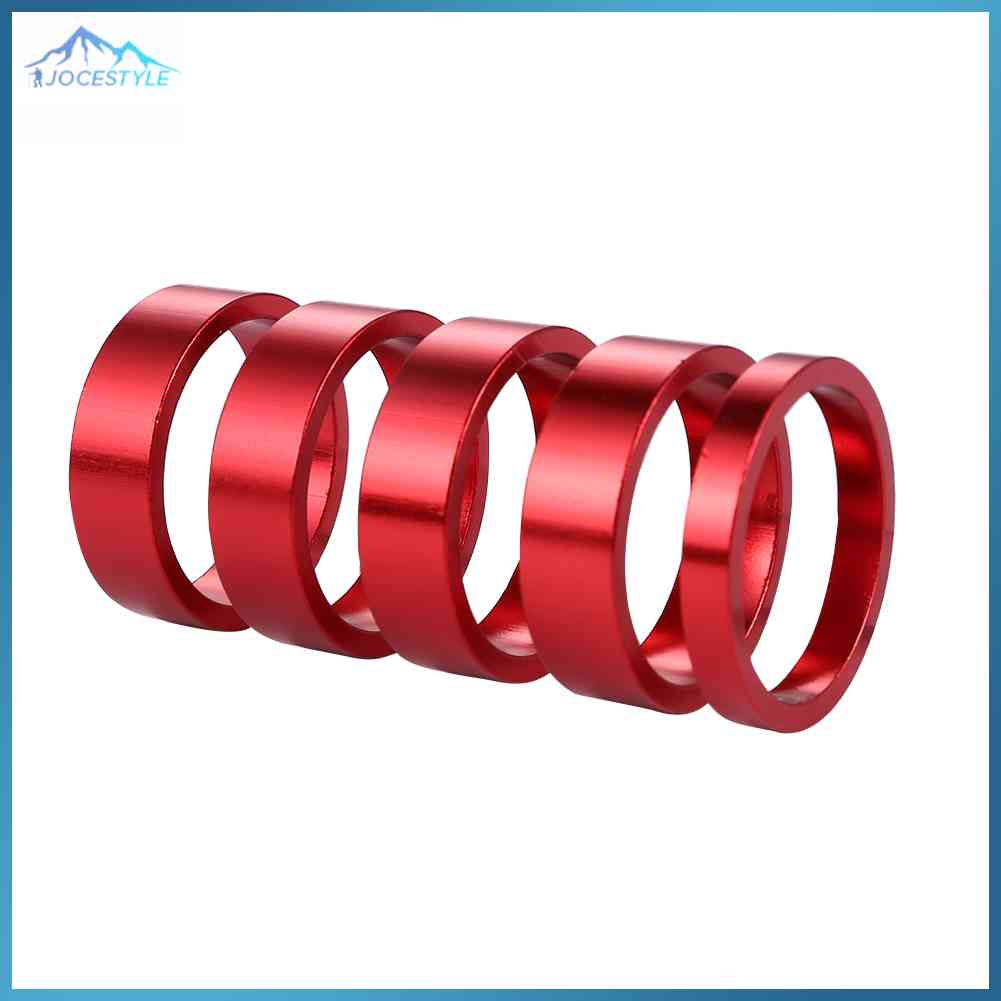 4/5Pcs Hợp Kim Nhôm Tay Lái Tai Nghe Máy Giặt Xe Đạp Phía Trước Ngã Ba Spacer