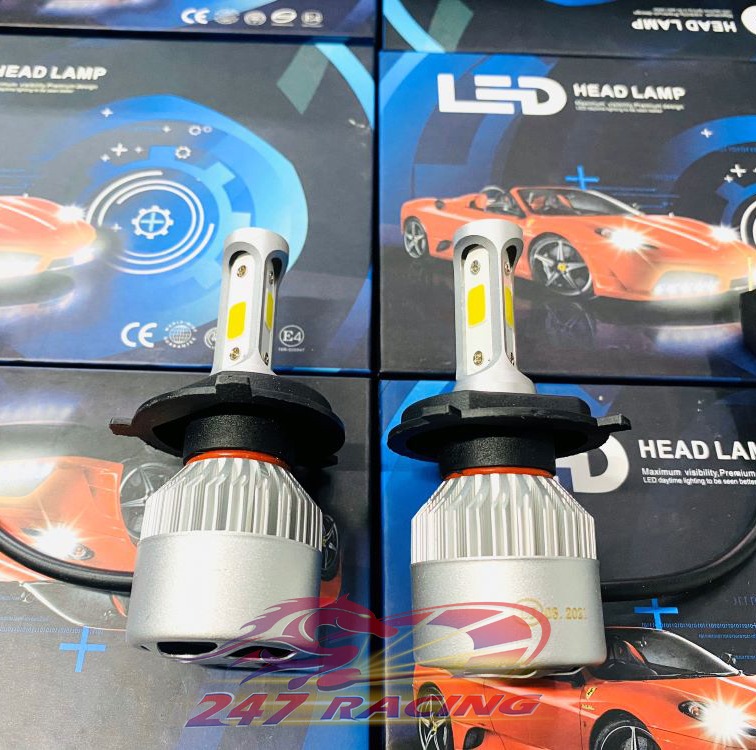 Cặp đèn Led X7 3 tim gắn xe máy Sirius,Exciter,Wave,Dream....Siêu Sáng