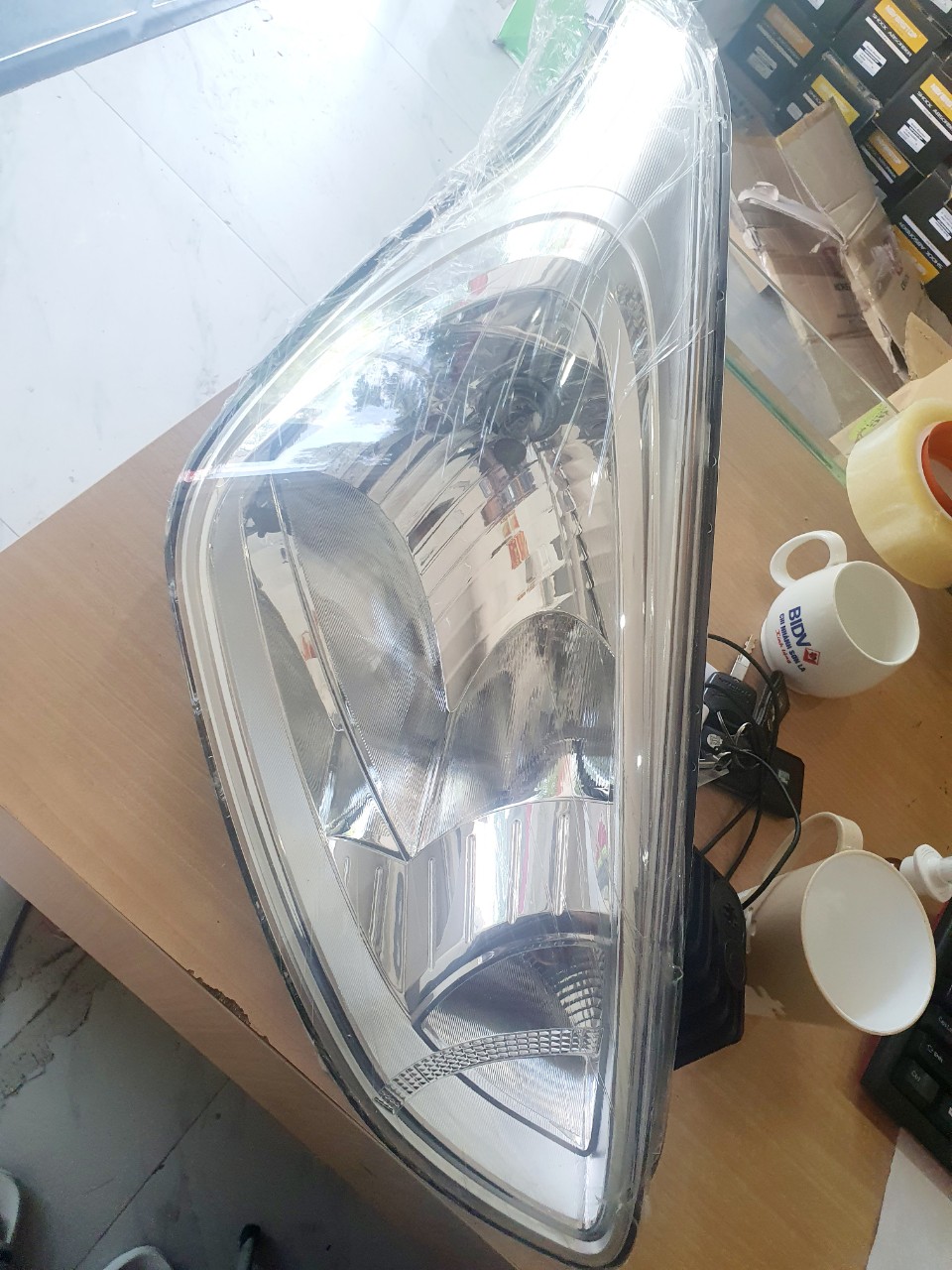 Đèn pha i10 grand xịn (Mobis) Hàng Chính Hãng