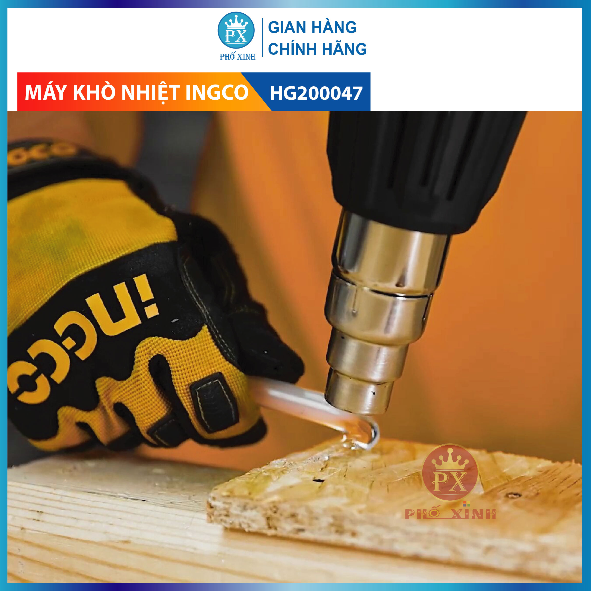 Máy thổi nhiệt INGCO - HG200028-HG200047