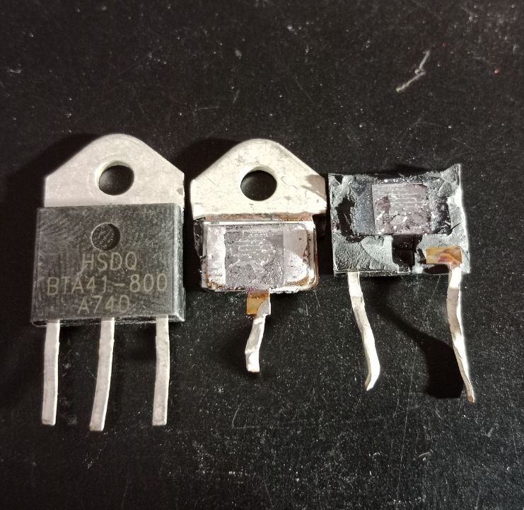 Bta41-800b bta41 800 bta41800b triac 41a 800v to-3p tháo máy