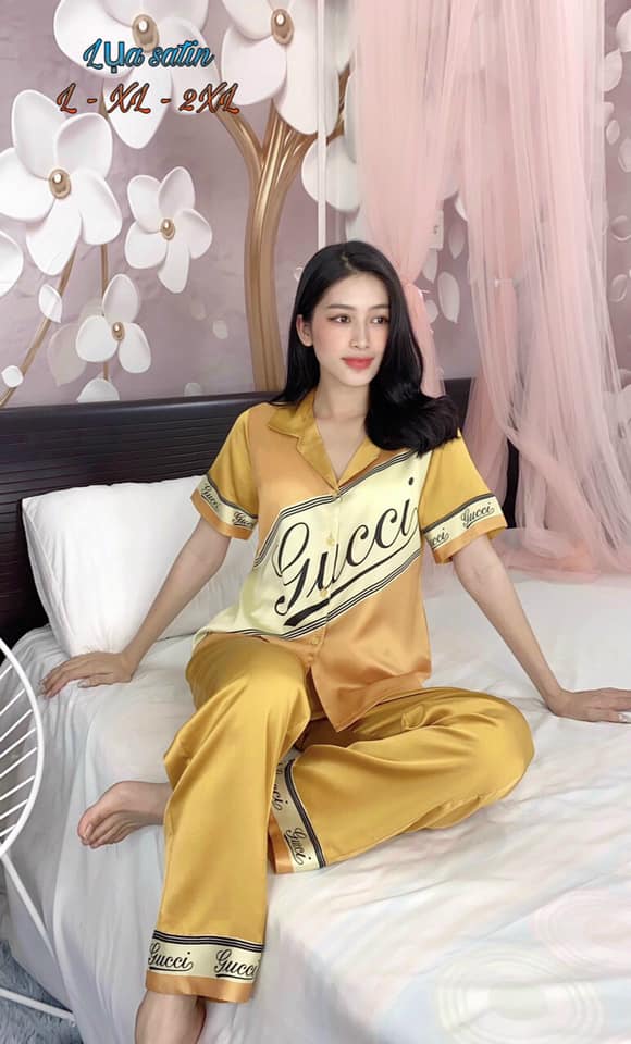 BỘ PIJAMA LỤA SATIN CAO CẤP - (48-75 KG)