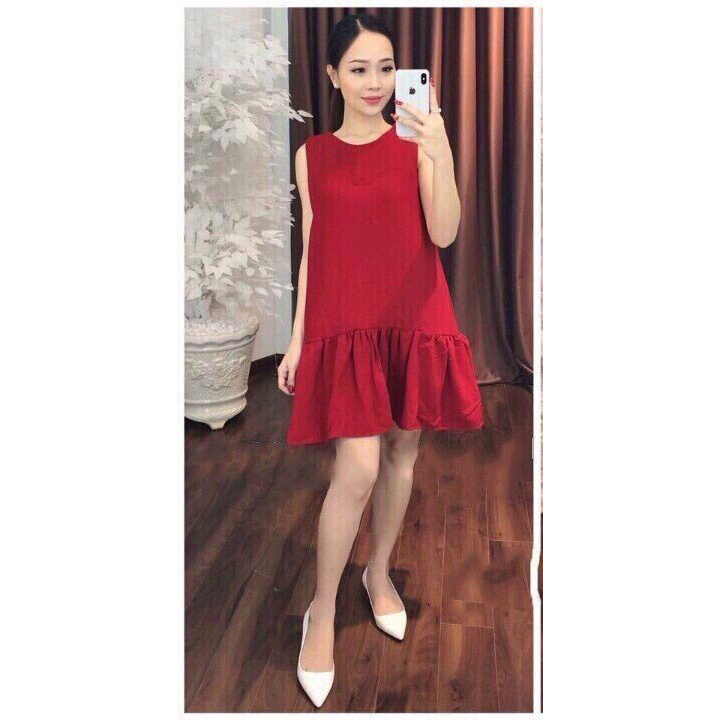 Đầm Dáng Suông Đuôi Cá