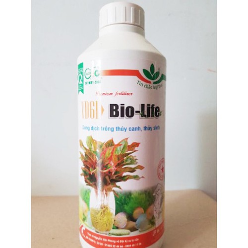 Dung dịch thủy canh 1Lít/chai thủy sinh hồ cá trồng cây thủy canh super Bio gold extra ASHOPQ8 giá rẻ