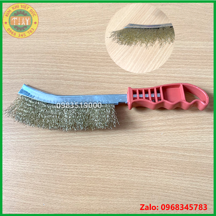 Bàn chải đánh rỉ sắt cán đỏ