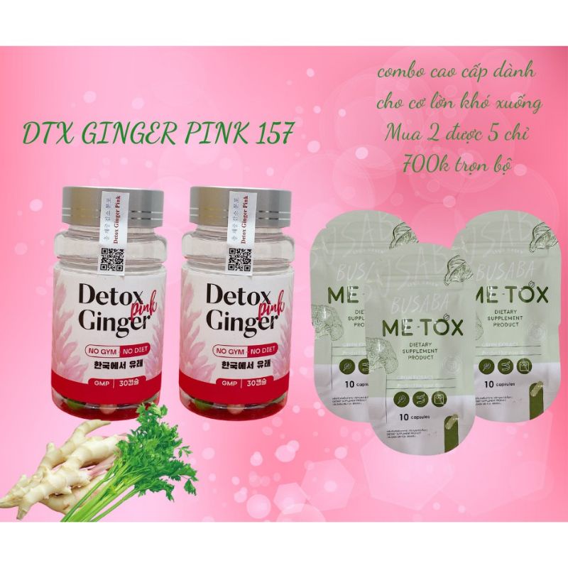 -Giảm cân Gừng GINGER PINK  Hàn Quốc