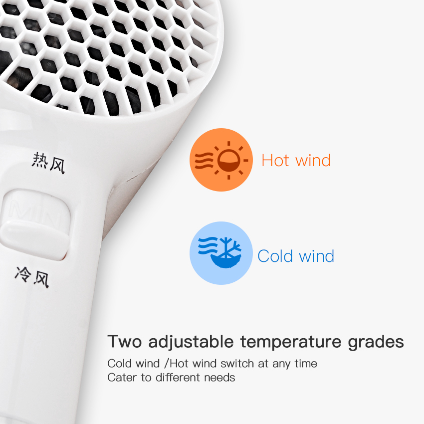 [TẶNG MIẾNG DÁN] Máy sấy tóc treo tường cao cấp Svavo V-173