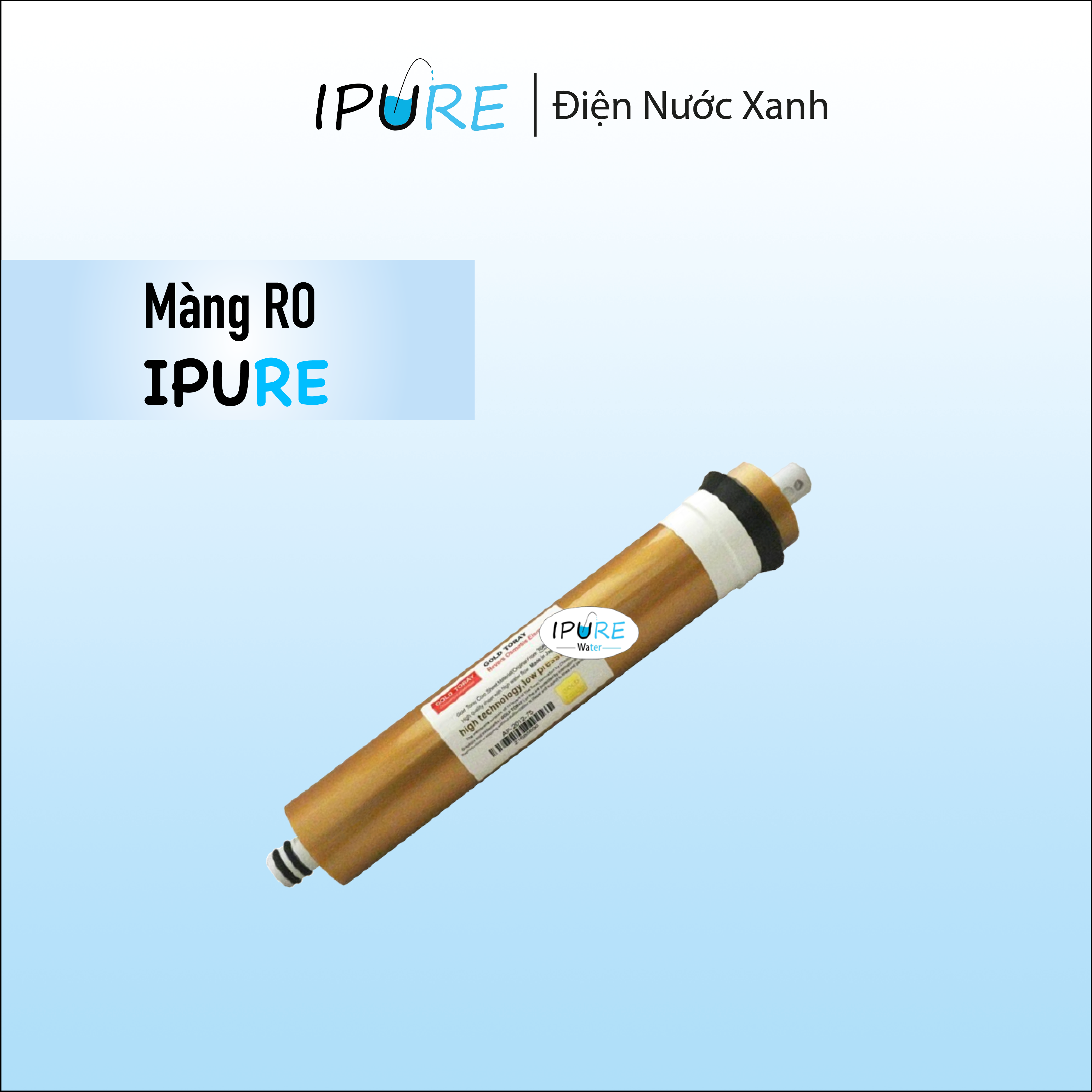 Màng lọc nước tinh khiết RO DNX IPURE Màng lọc siêu nhỏ 0.1 nanomet Màng lọc Toray Nhật Bản