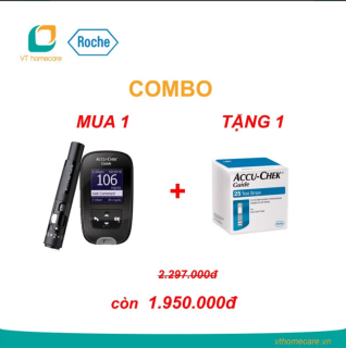 COMBO Máy đo đường huyết Accu-Chek Guide dùng cho cá nhân mg dL + Hộp 25 thumbnail